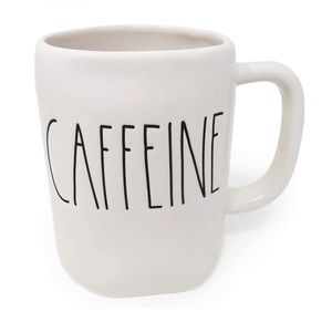 🌈 Rae Dunn Large “CAFFEINE” Mug